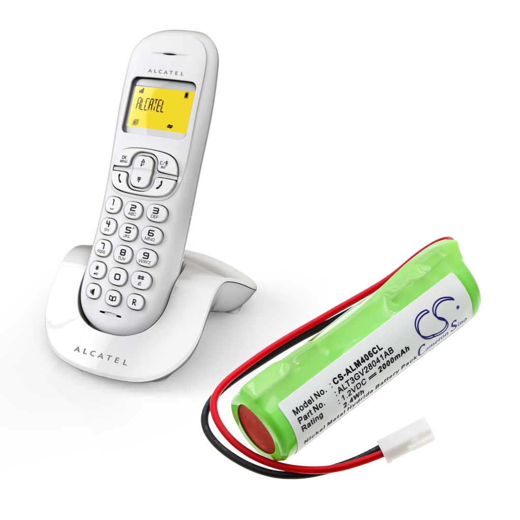 Alcatel Batería para teléfono inalámbrico CS-ALM406CL