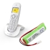 Alcatel Batería para teléfono inalámbrico CS-ALM406CL