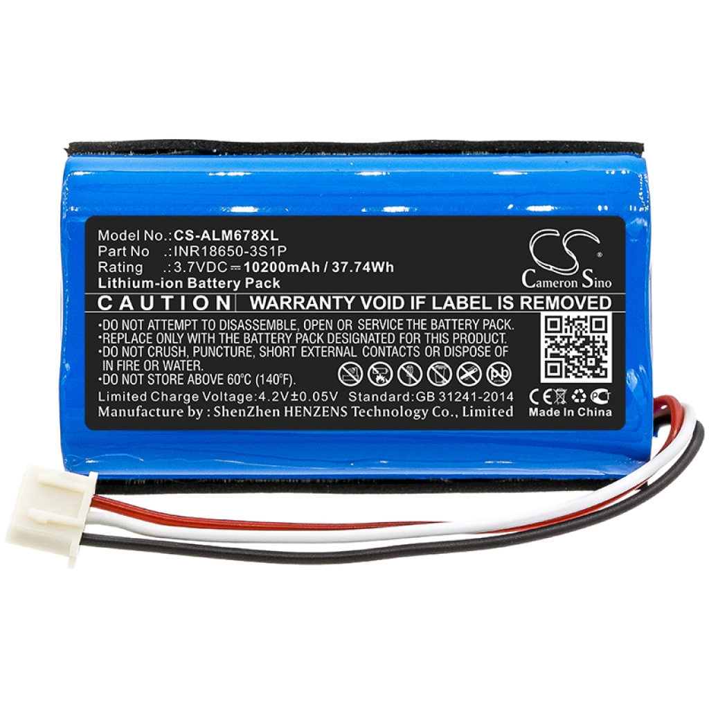 Batería del altavoz Altec Lansing CS-ALM678XL