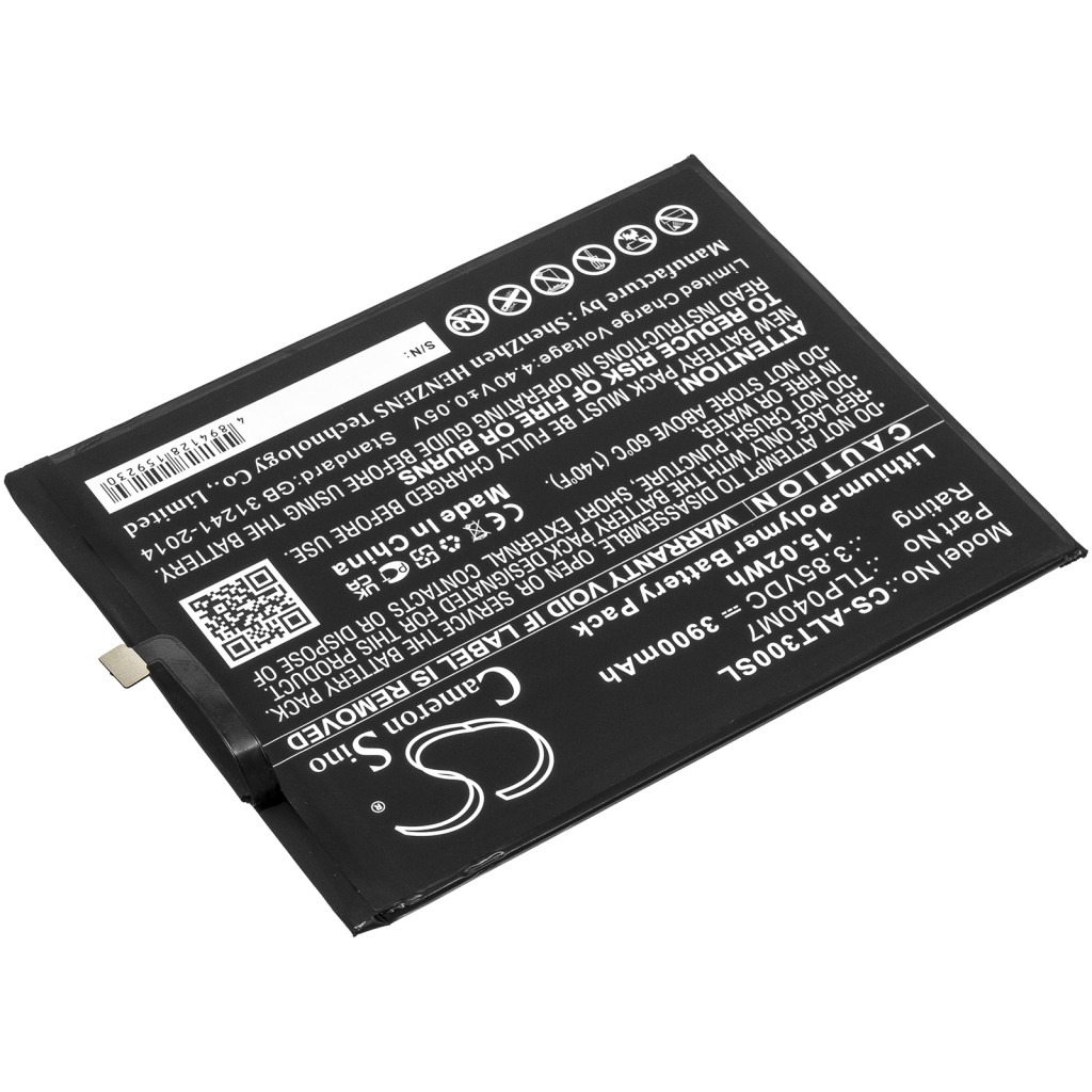 Batería de la tableta Alcatel CS-ALT300SL