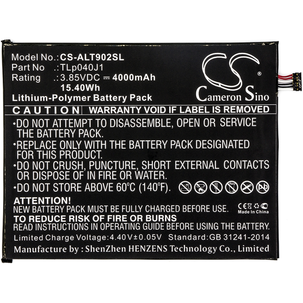 Batería de la tableta Alcatel 8082