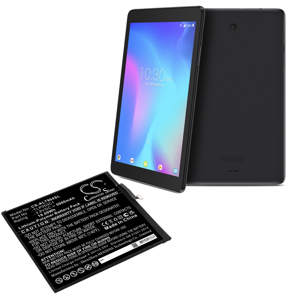 Batería de la tableta Alcatel CS-ALT904SL