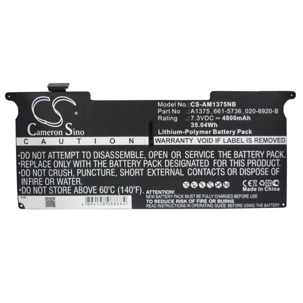 Batería para portátil Apple CS-AM1375NB