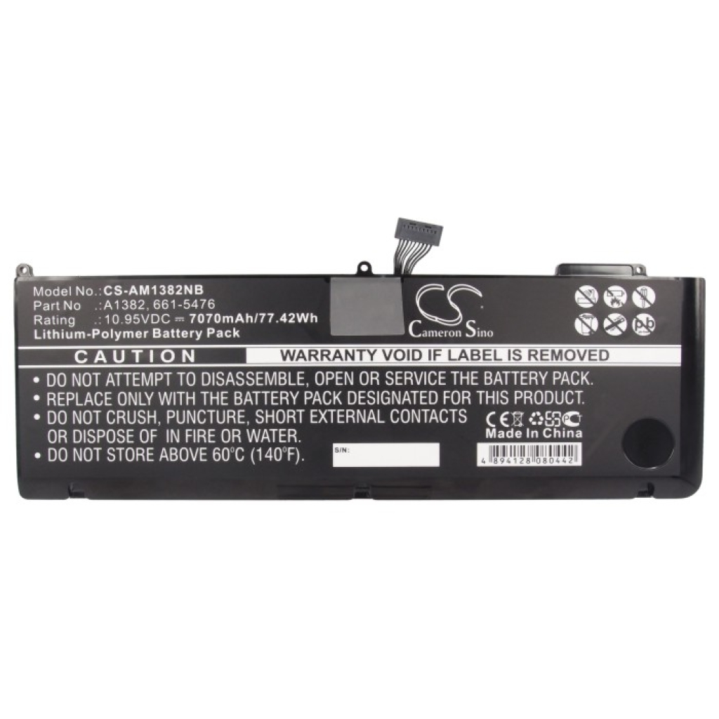 Batería para portátil Apple CS-AM1382NB