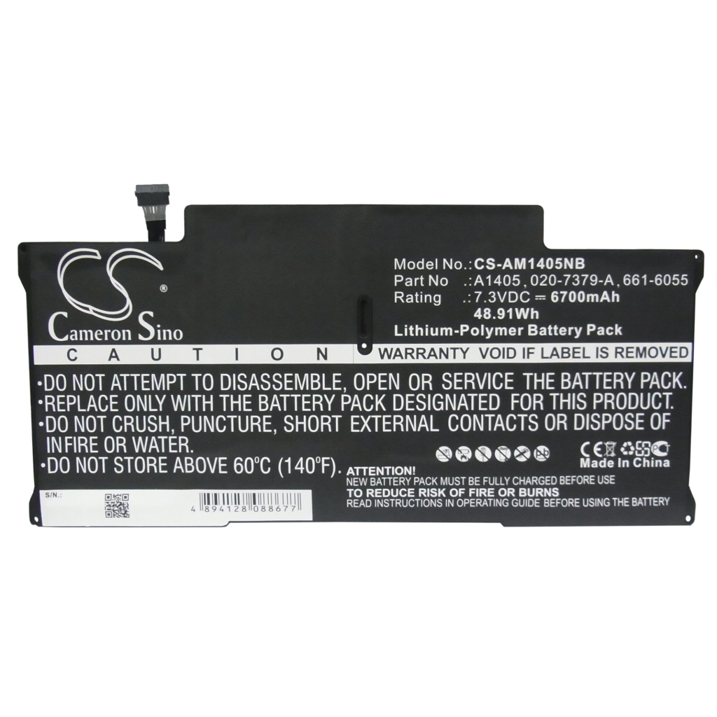 Batería para portátil Apple CS-AM1405NB