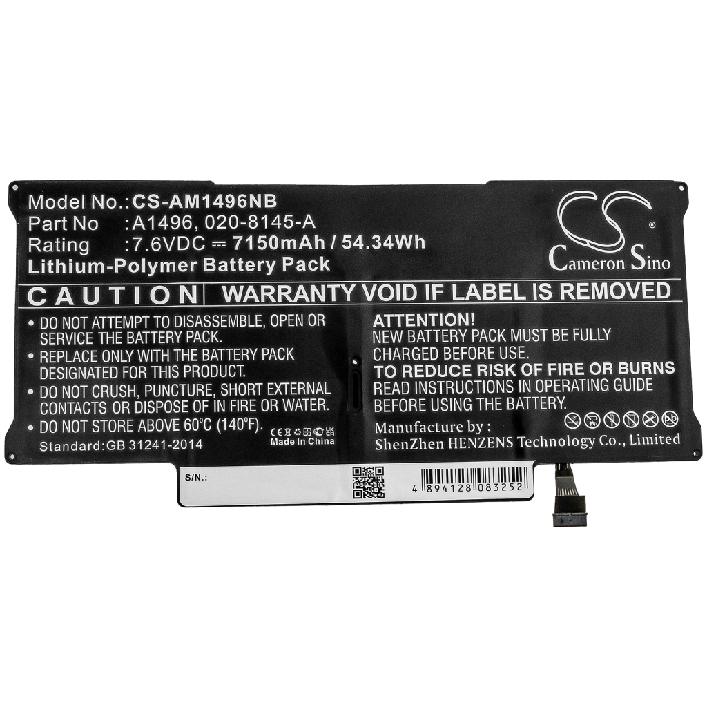 Batería para portátil Apple CS-AM1496NB