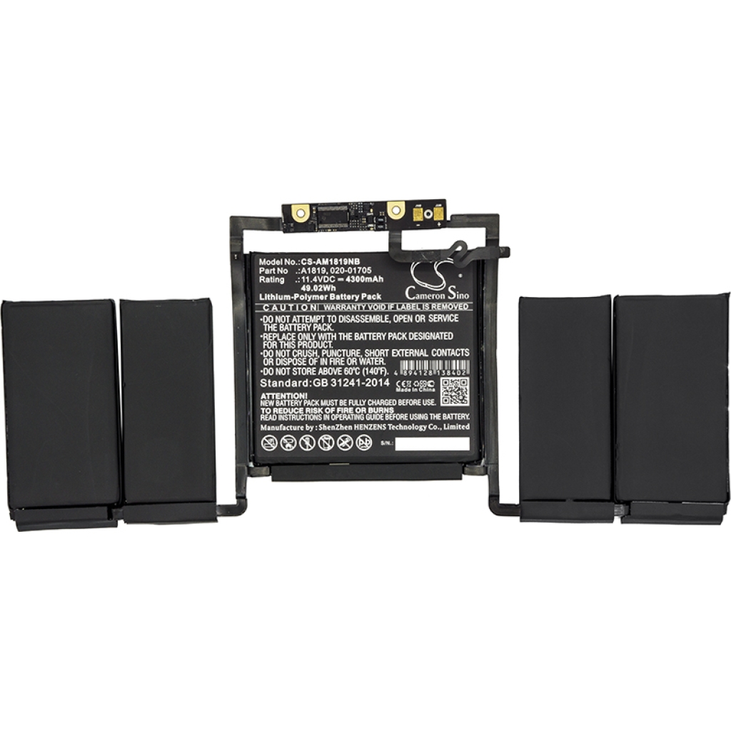 Batería para portátil Apple CS-AM1819NB