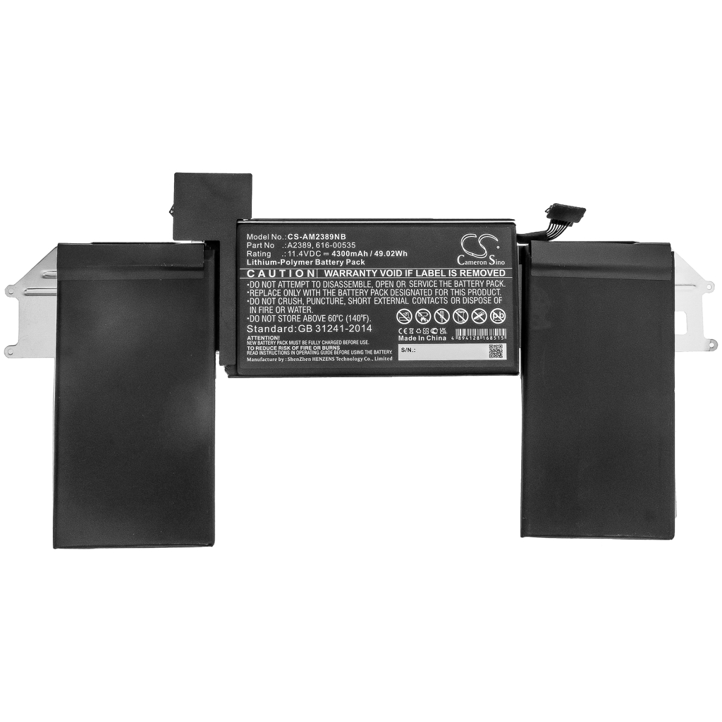 Batería para portátil Apple CS-AM2389NB