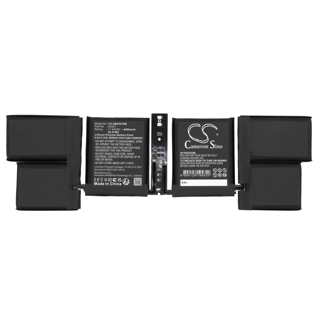 Batería para portátil Apple CS-AM2527NB