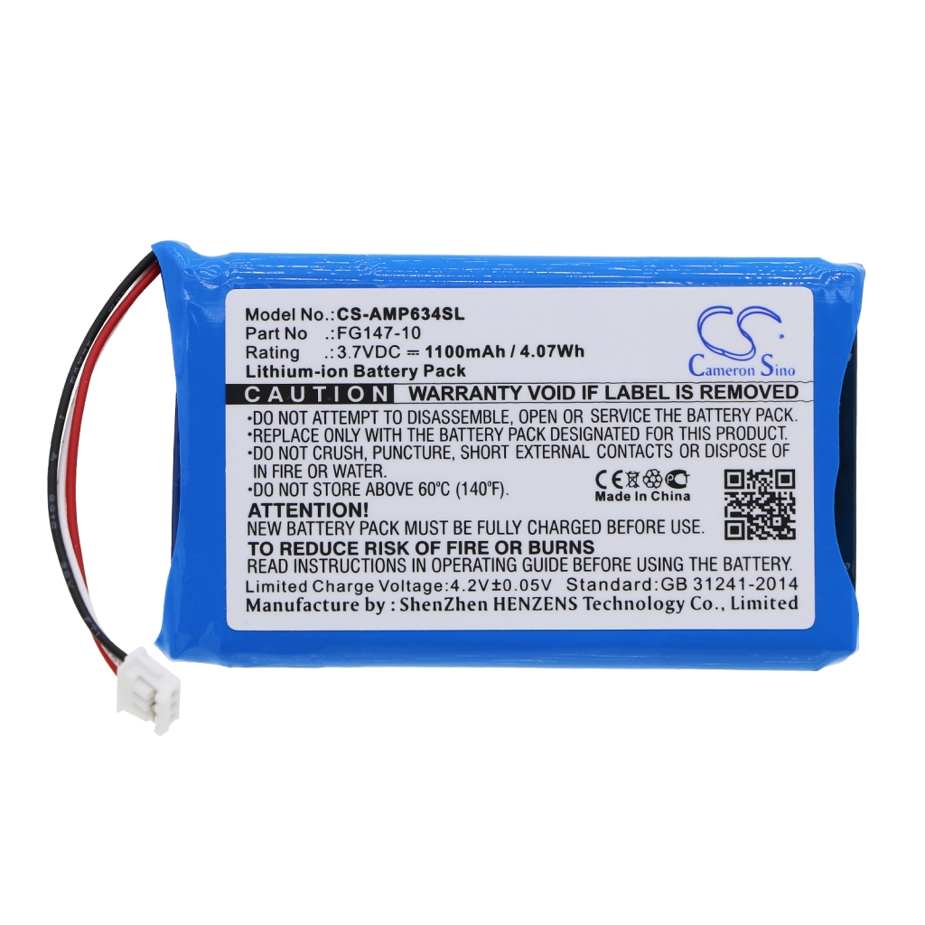 Batería del mando a distancia Amx CS-AMP634SL