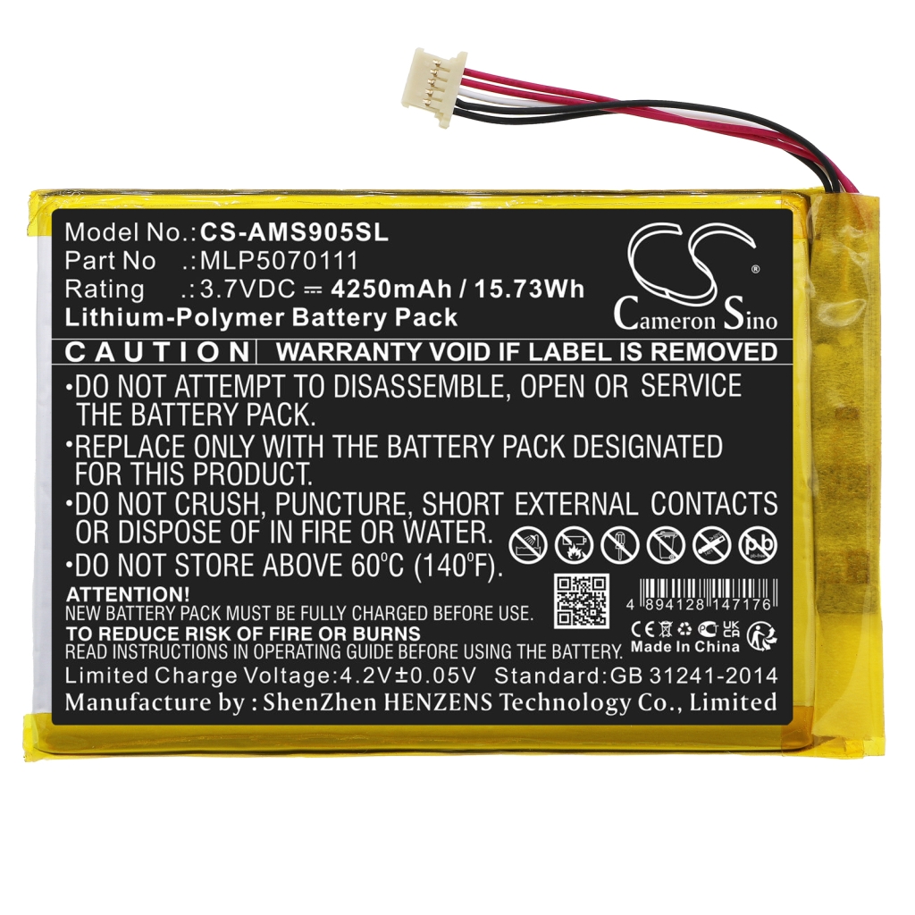 Equipo Batería Autel CS-AMS905SL