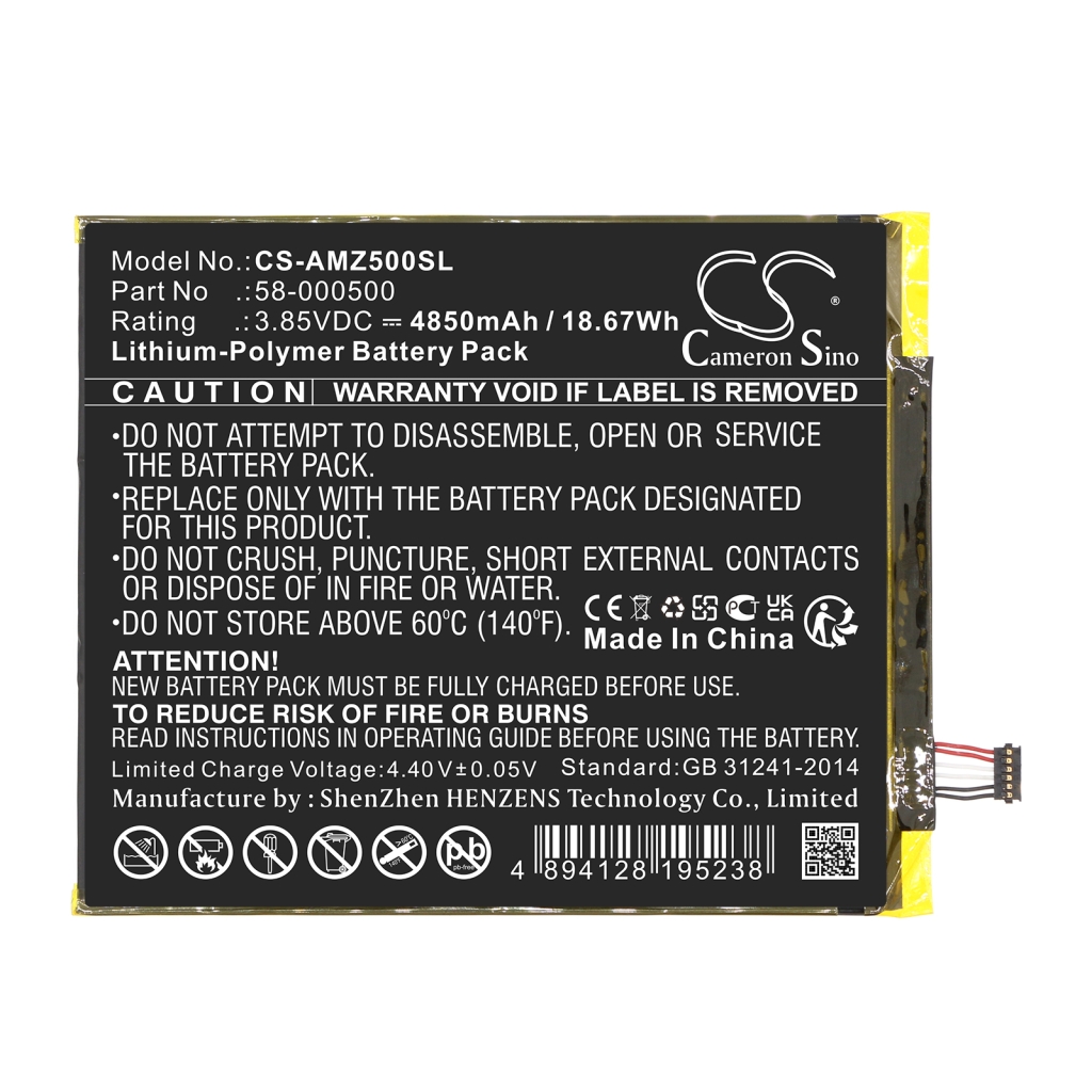 Batería de la tableta Amazon CS-AMZ500SL