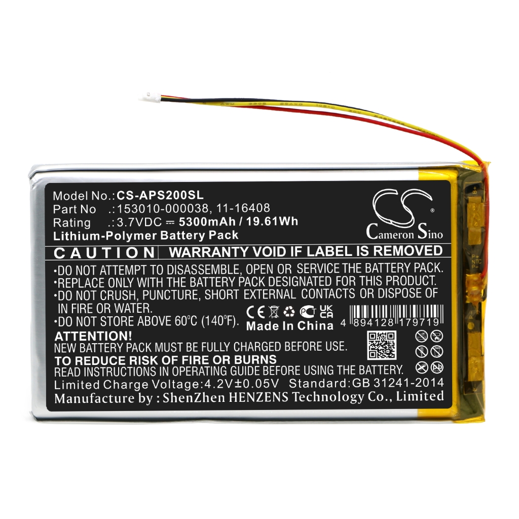 GPS, Batería del Navegador Appareo CS-APS200SL