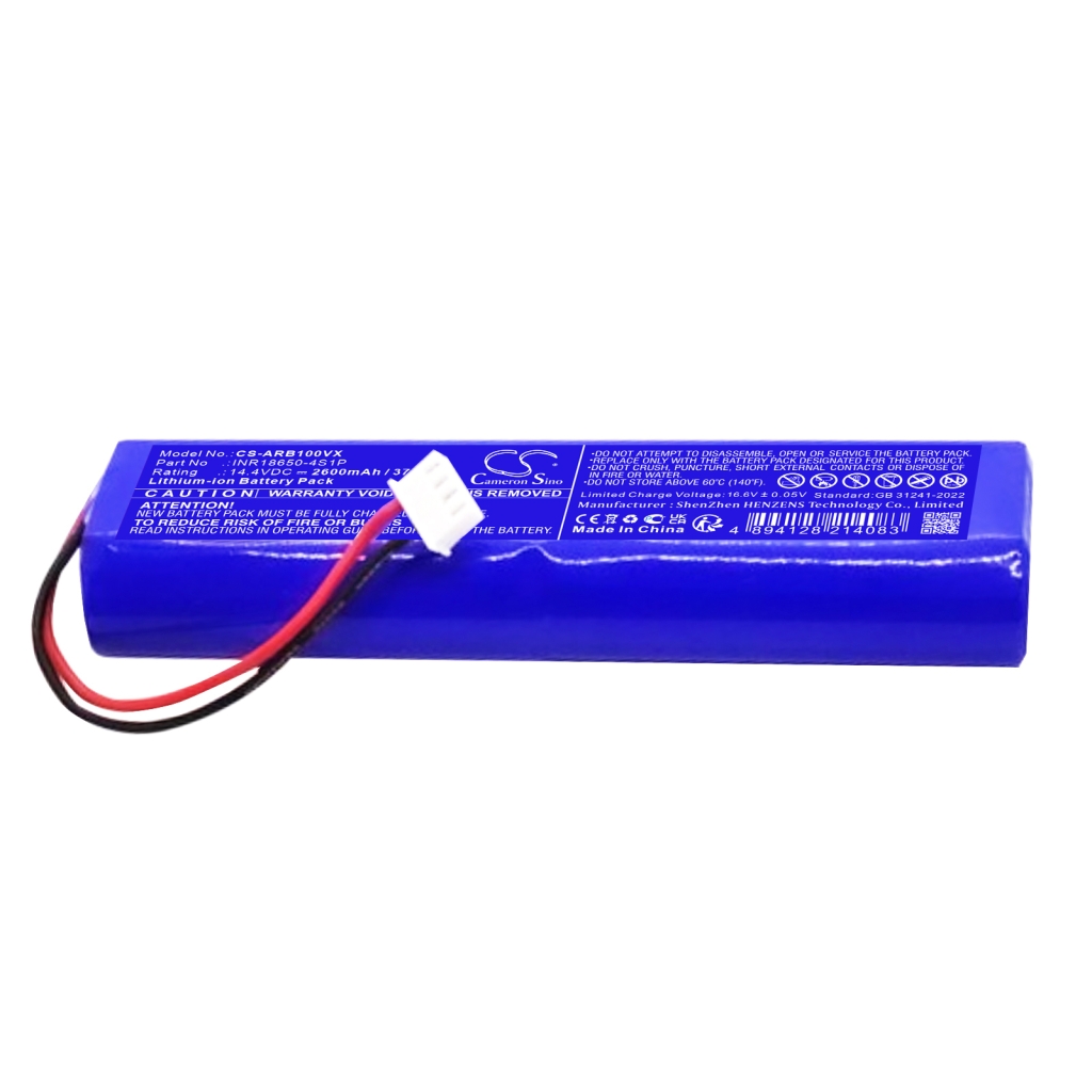Baterías Sustituye INR18650-4S1P