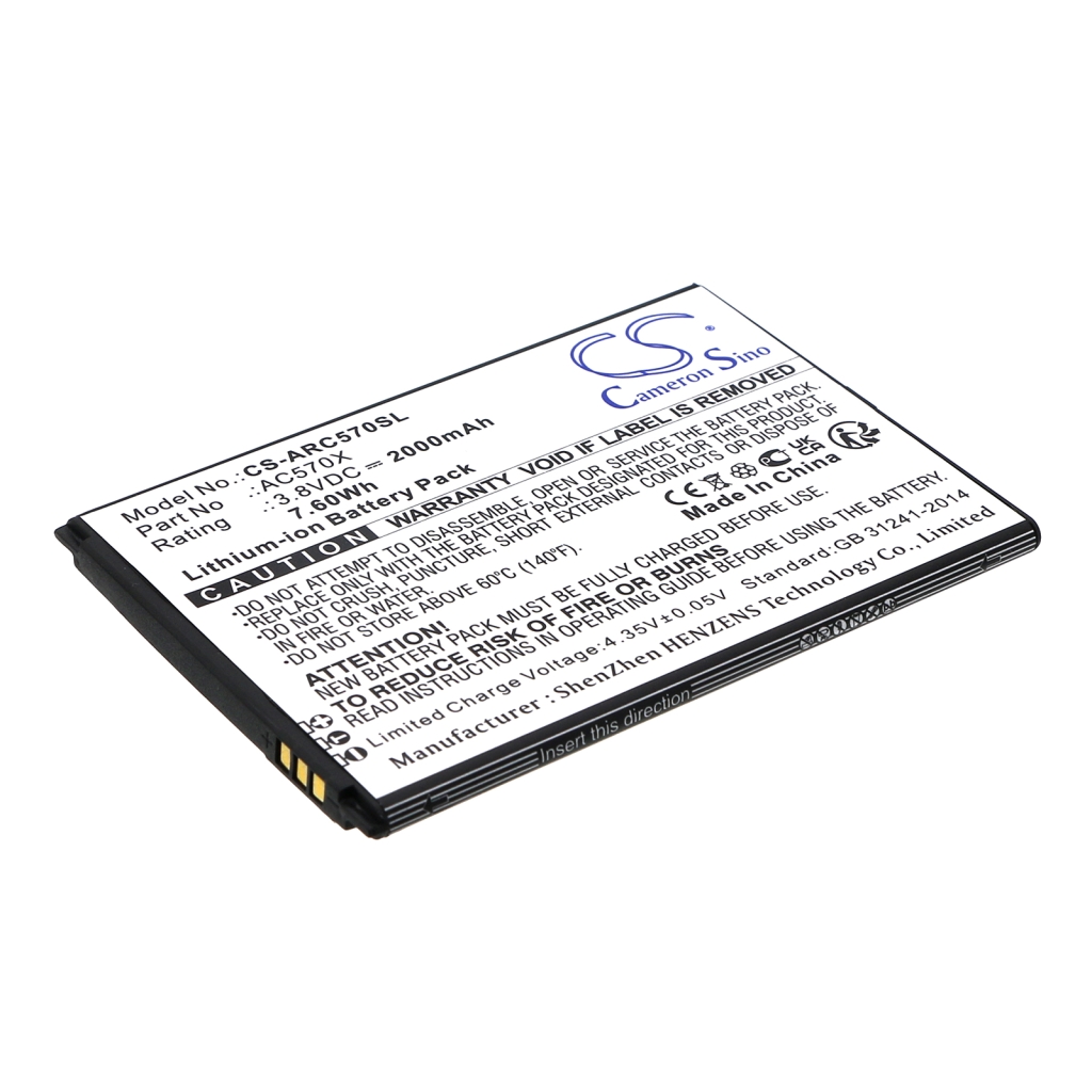 Batería del teléfono móvil Archos CS-ARC570SL