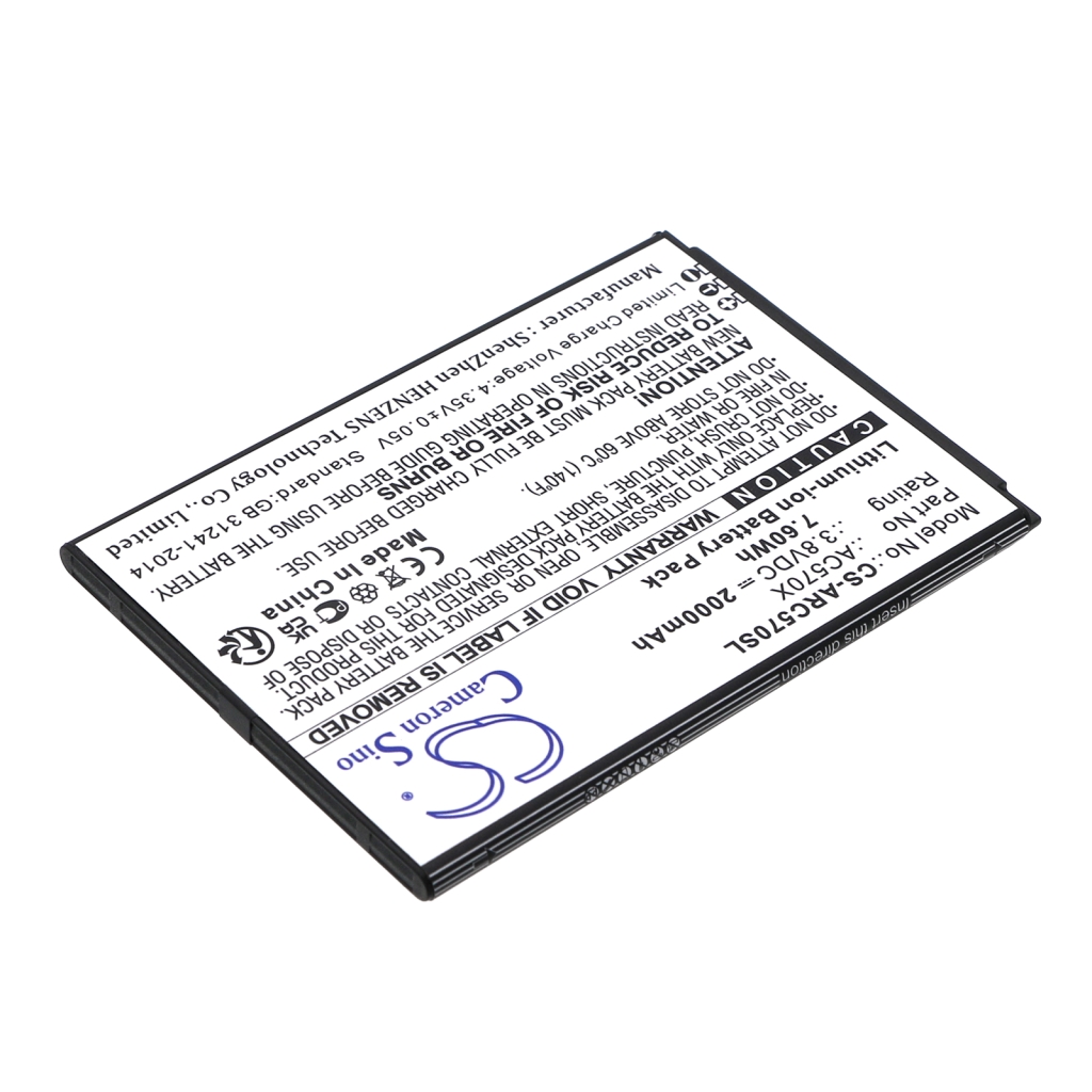 Batería del teléfono móvil Archos CS-ARC570SL
