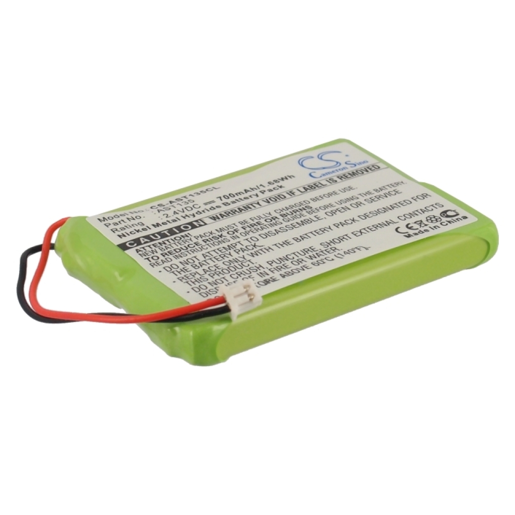 DeTewe Batería para teléfono inalámbrico CS-AST135CL