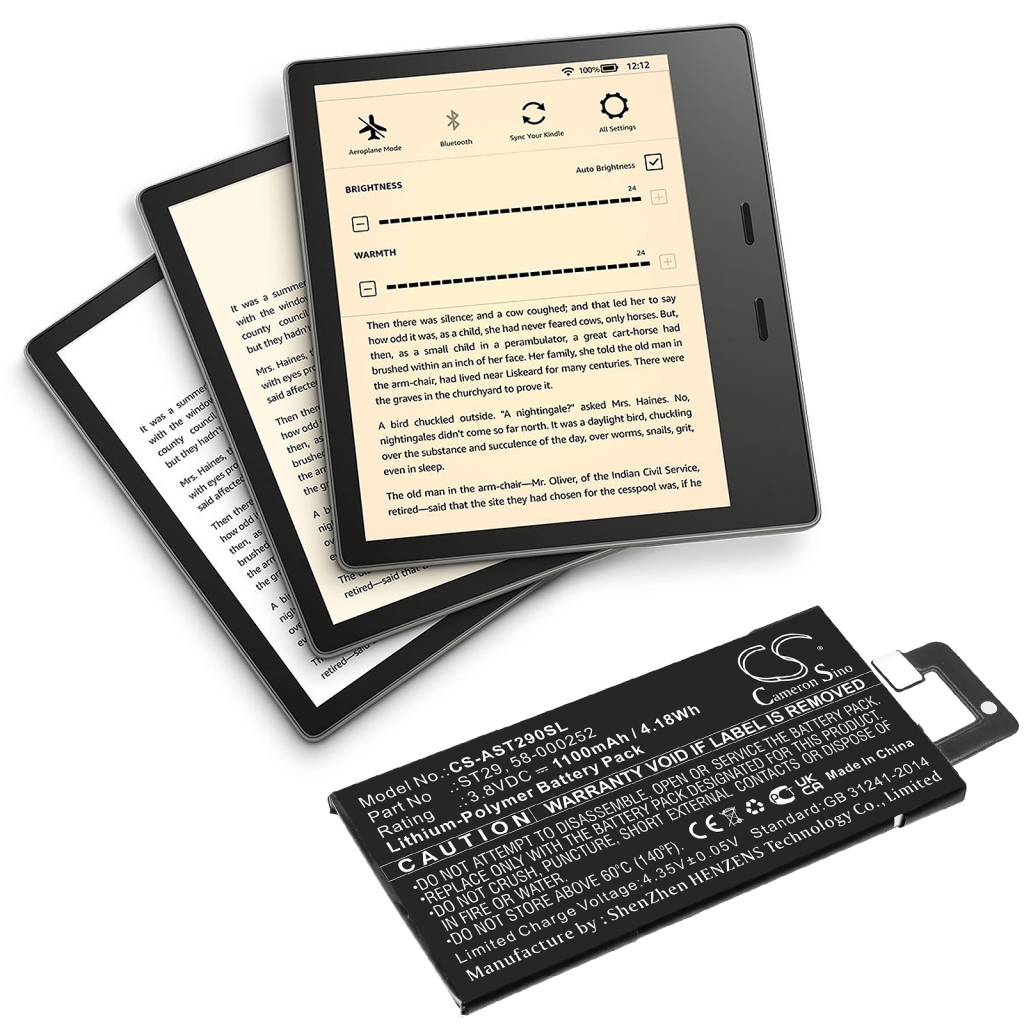 Batería Ebook, eReader Amazon CS-AST290SL