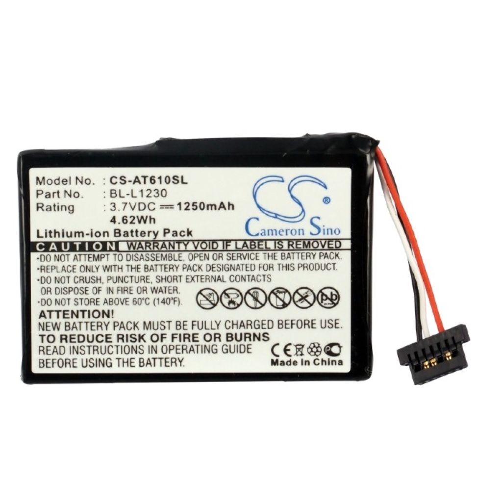 GPS, Batería del Navegador Airis CS-AT610SL