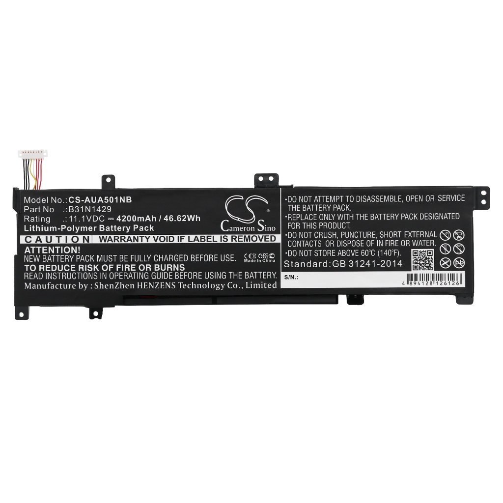 Batería para portátil Asus CS-AUA501NB