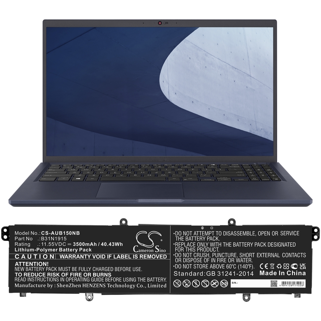 Batería para portátil Asus CS-AUB150NB