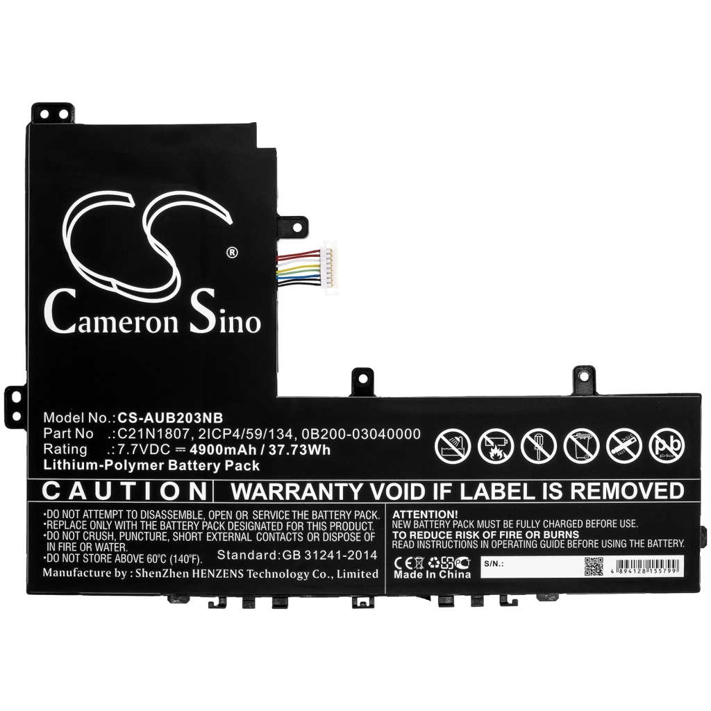 Batería para portátil Asus CS-AUB203NB
