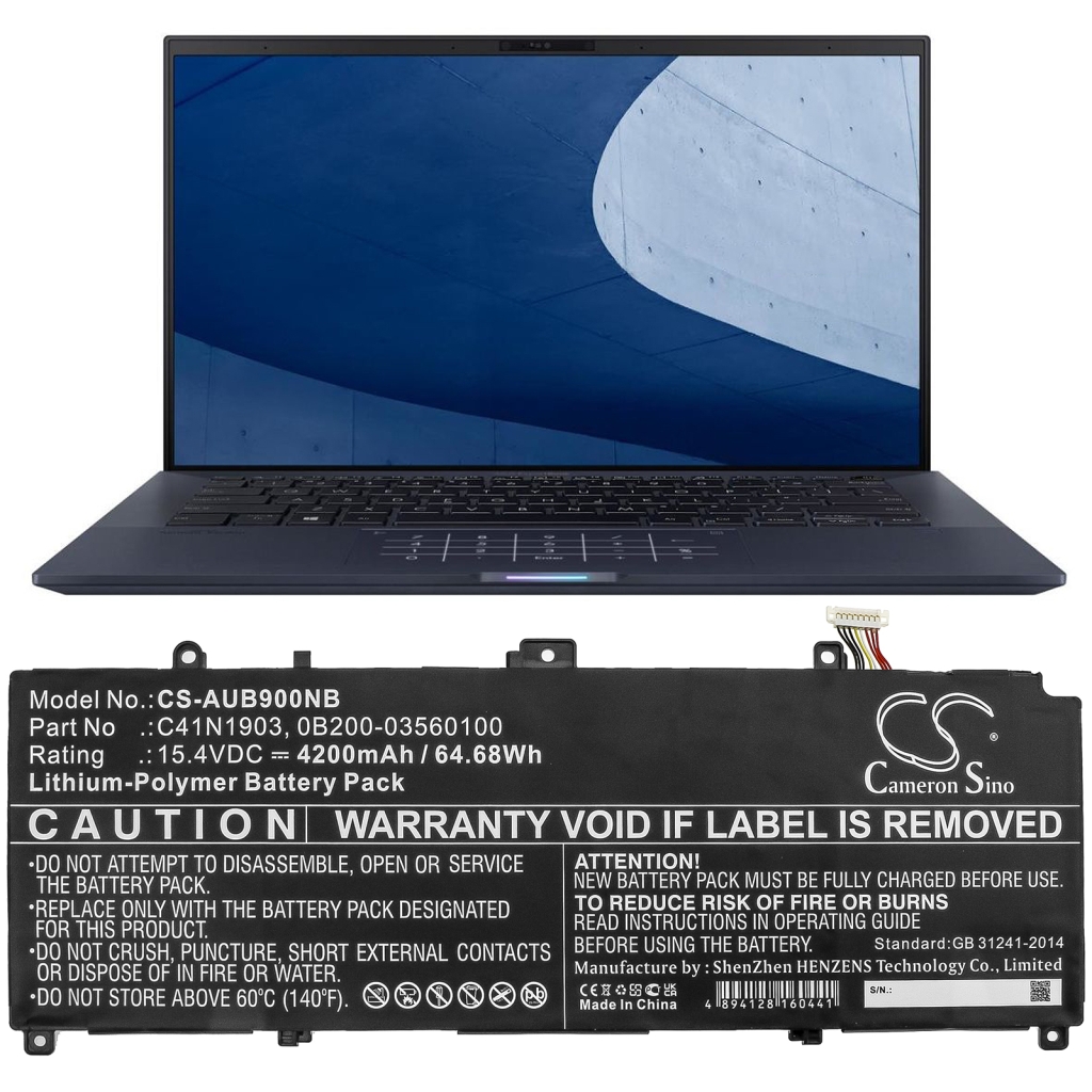Batería para portátil Asus CS-AUB900NB