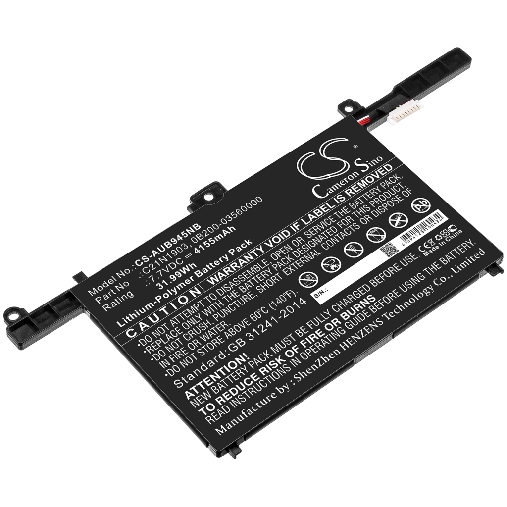 Batería para portátil Asus CS-AUB945NB