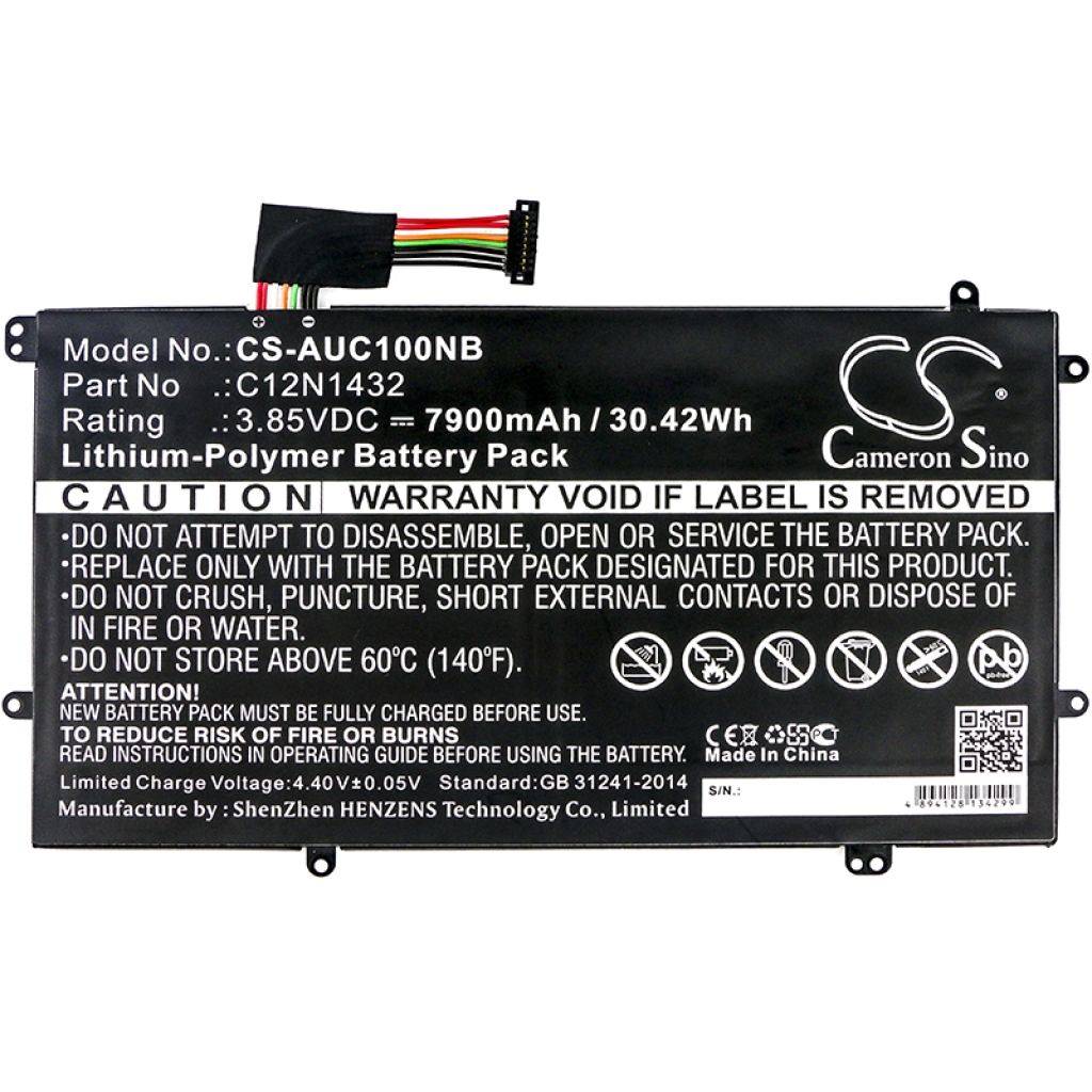 Batería para portátil Asus CS-AUC100NB