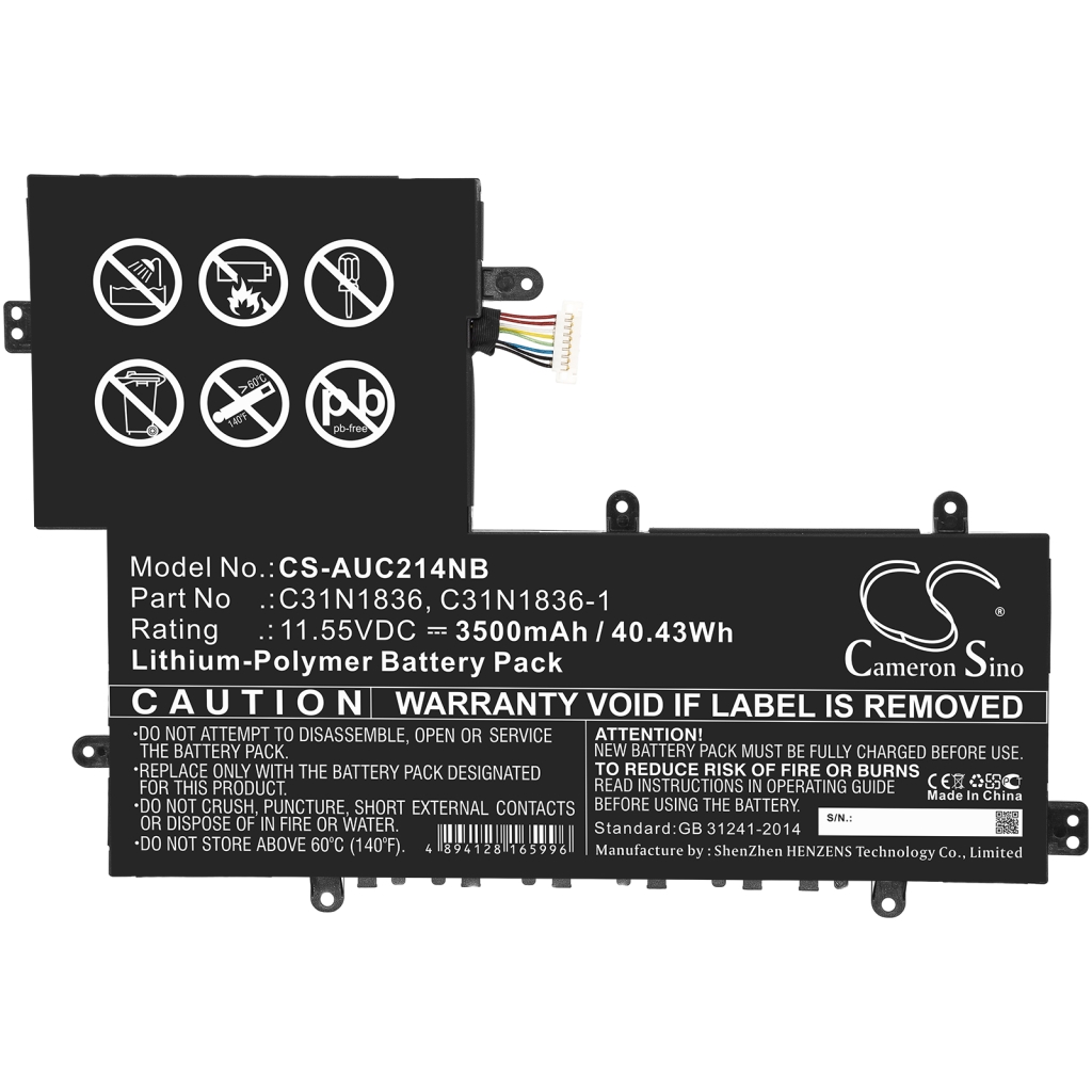 Batería para portátil Asus CS-AUC214NB