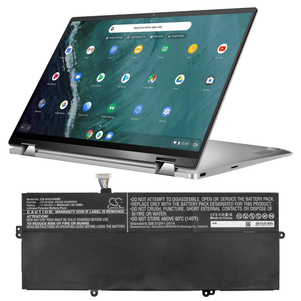 Batería para portátil Asus C434TA-AI0108