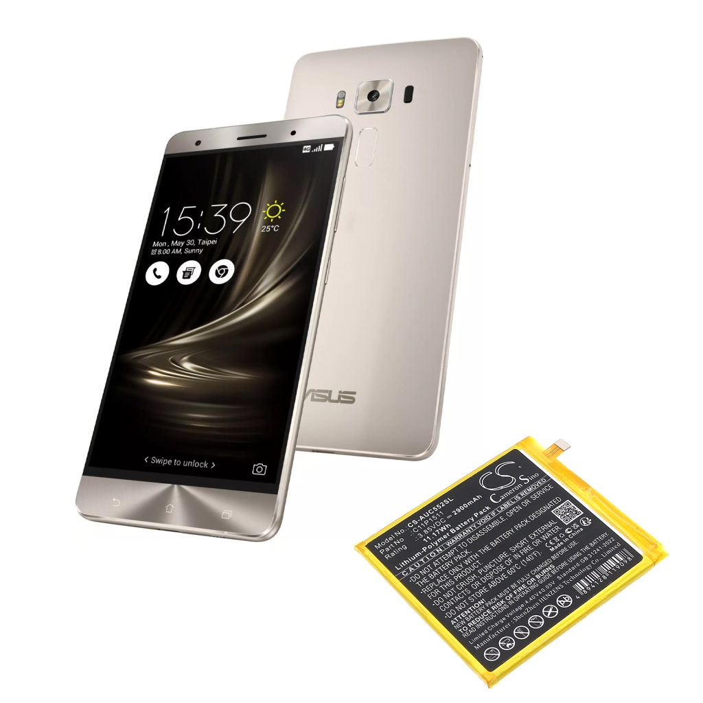 Batería del teléfono móvil Asus ZenFone 3