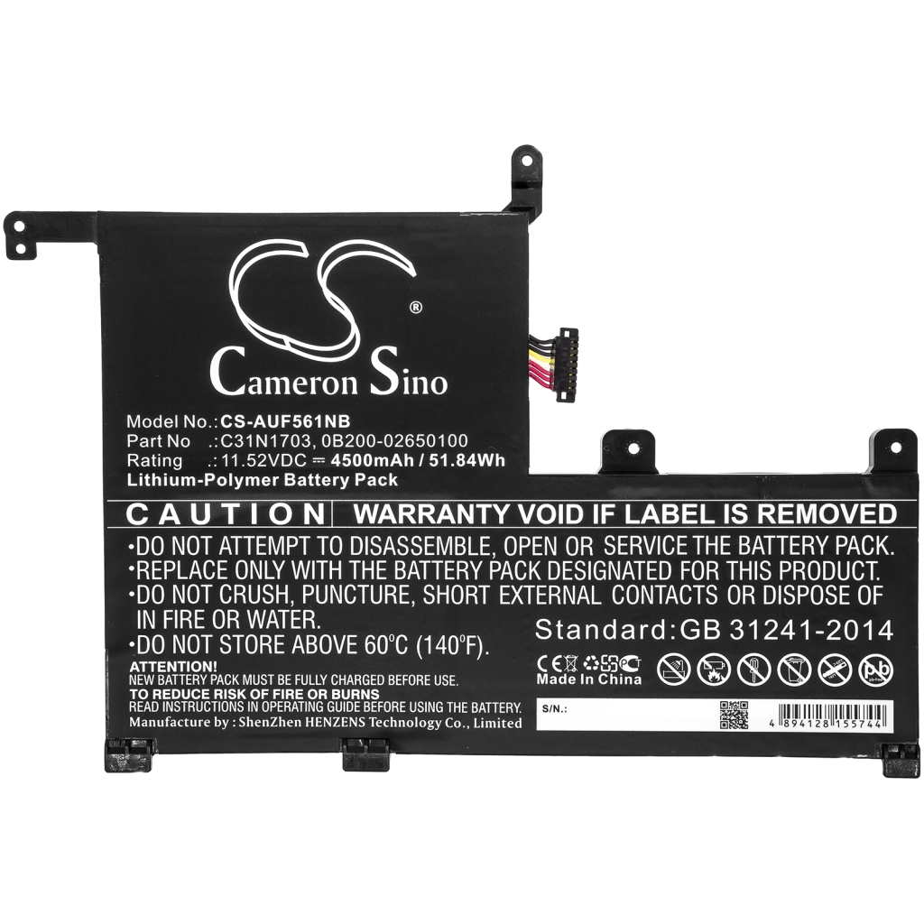 Batería para portátil Asus CS-AUF561NB