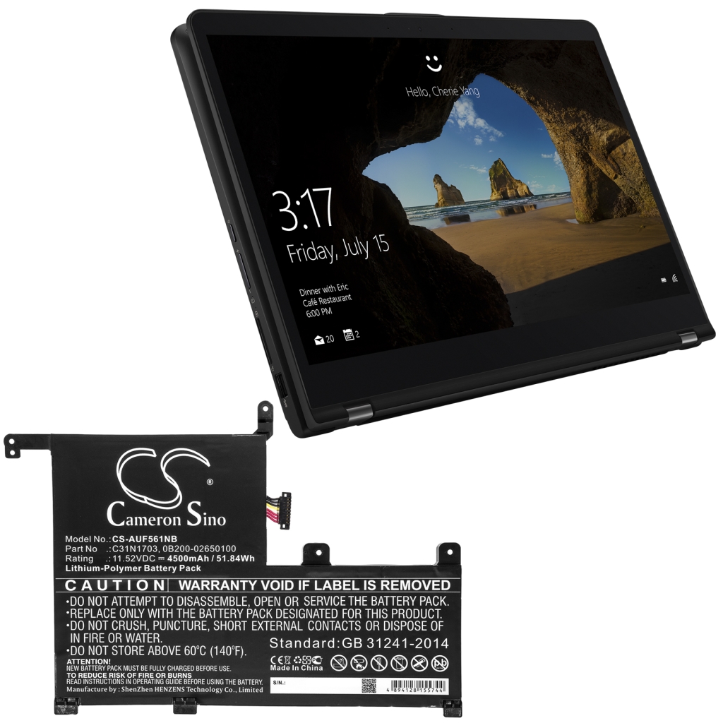 Batería para portátil Asus CS-AUF561NB