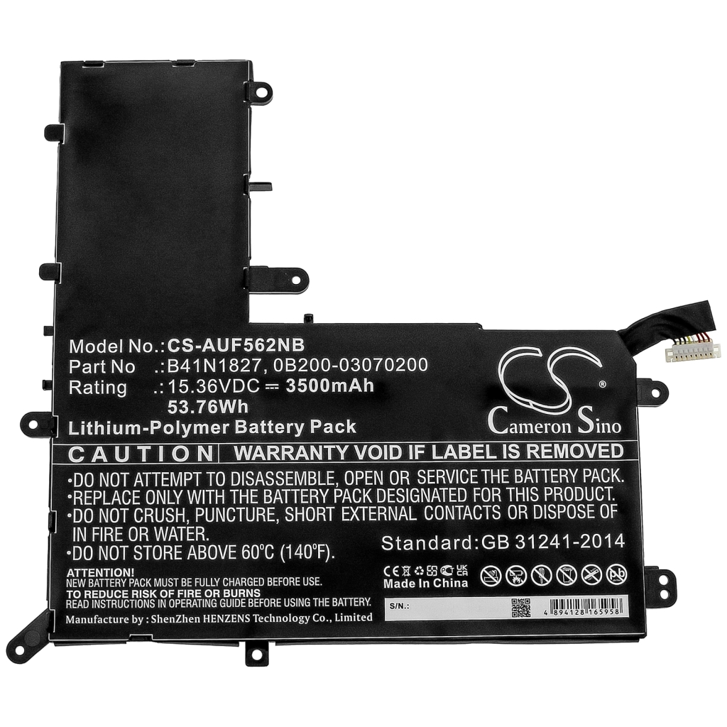 Batería para portátil Asus UX562FD