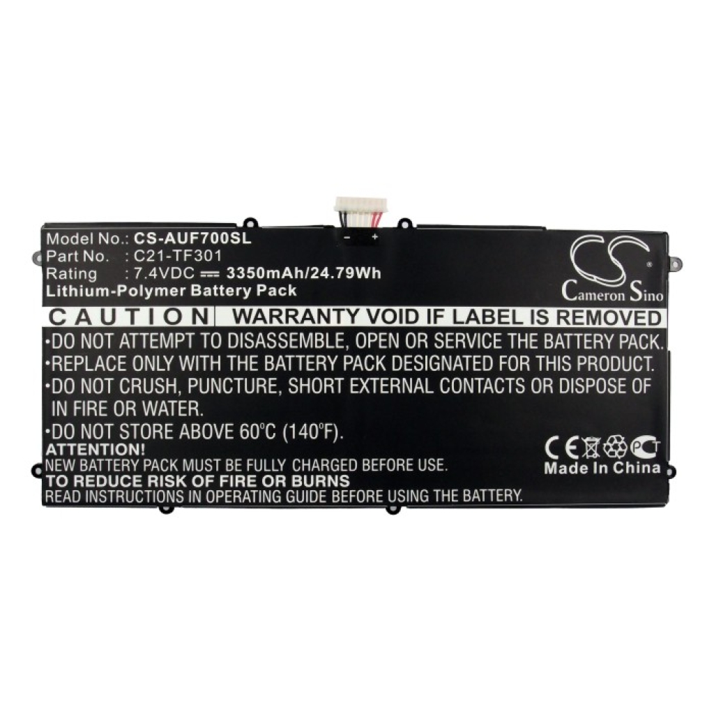 Batería de la tableta Asus TF201-1B087A