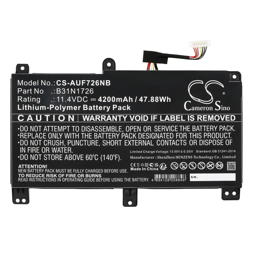 Batería para portátil Asus TUF FX504GD-DM521T