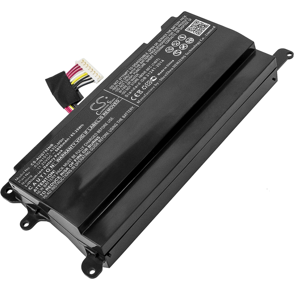 Batería para portátil Asus ROG GFX72VY6820