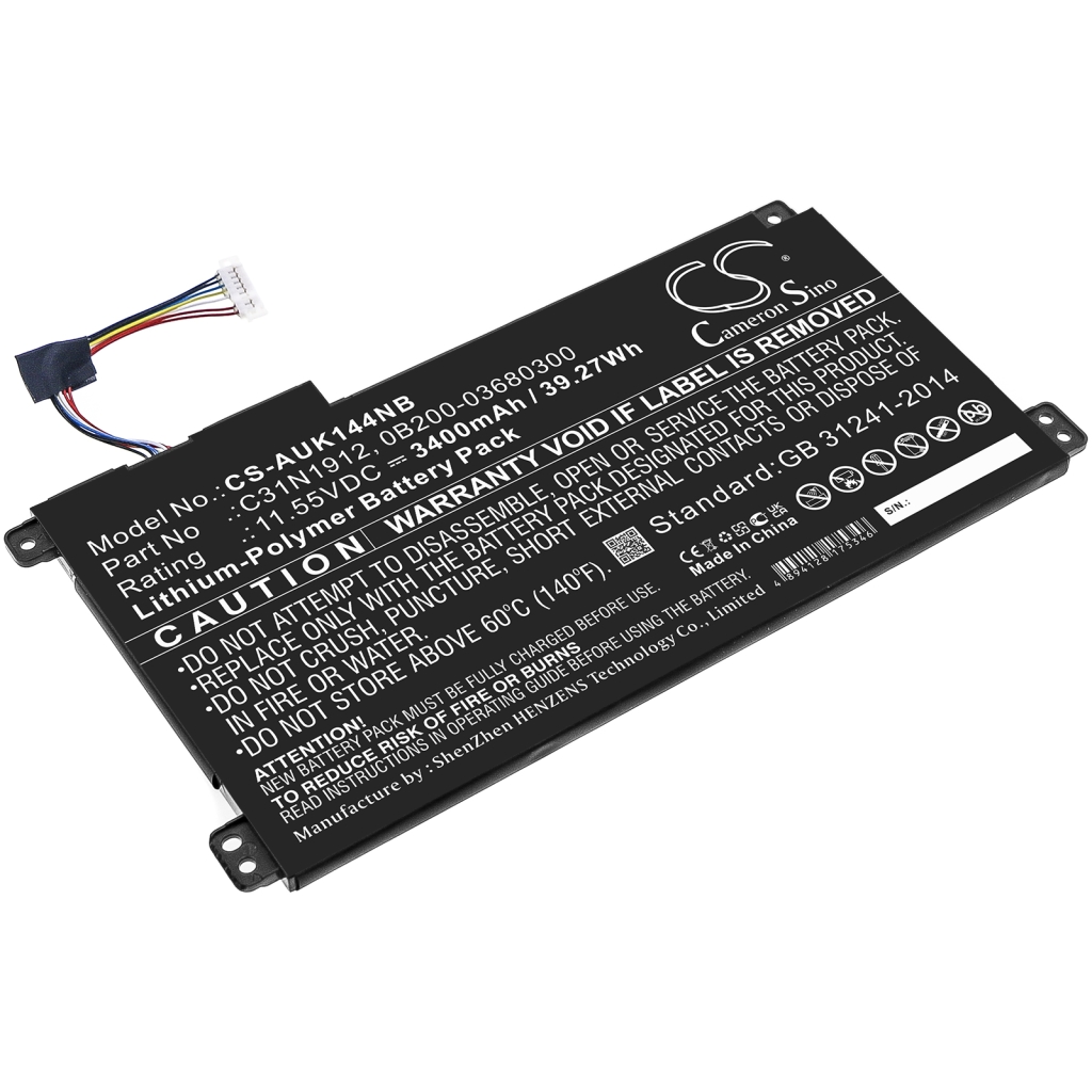 Batería para portátil Asus CS-AUK144NB