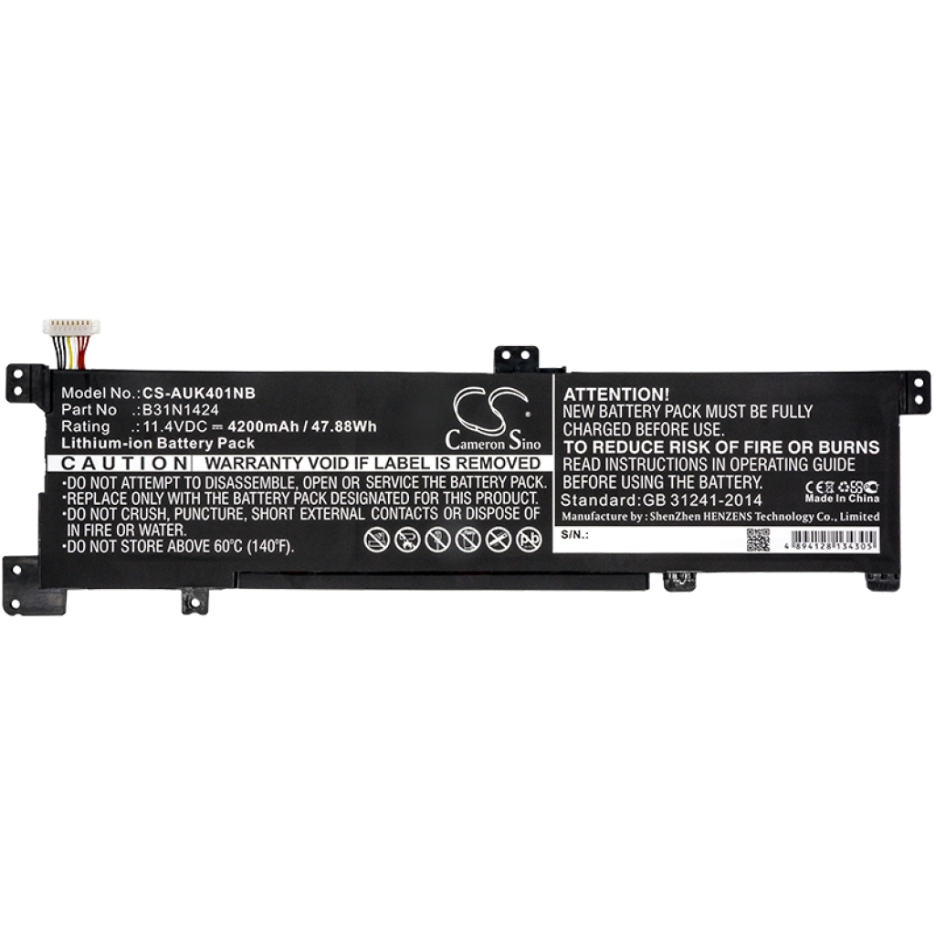 Batería para portátil Asus CS-AUK401NB