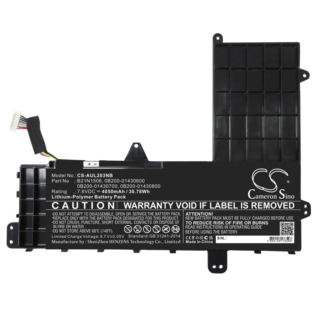 Batería para portátil Asus EeeBook E502SA-DM060T