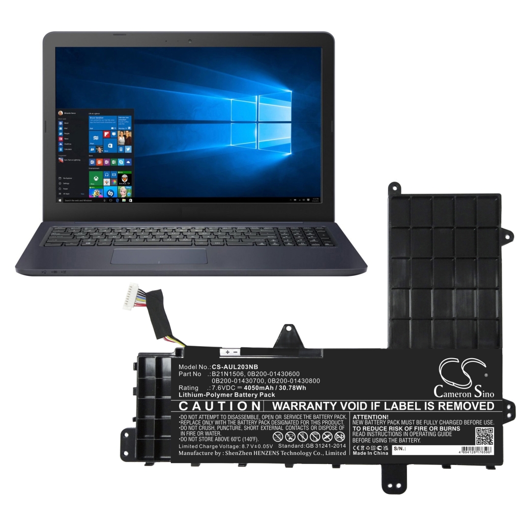 Batería para portátil Asus EeeBook E502SA-DM060T
