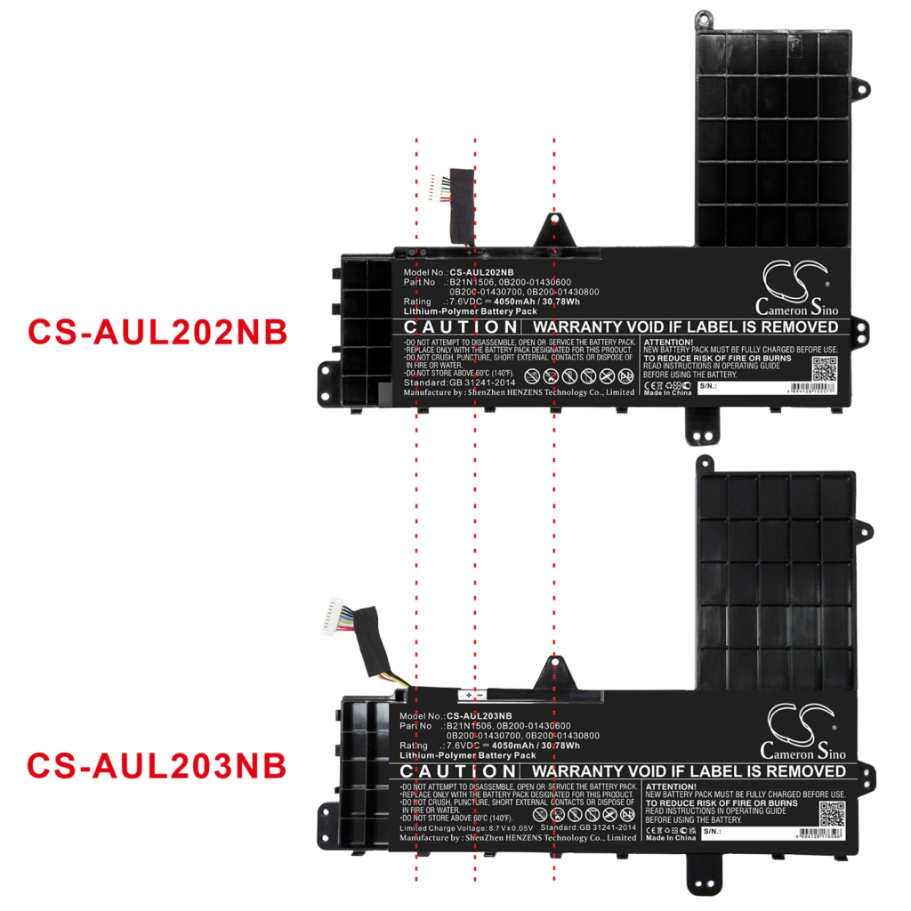 Batería para portátil Asus EeeBook E502SA-DM060T