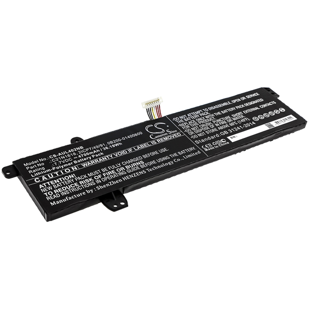 Batería para portátil Asus CS-AUL402NB