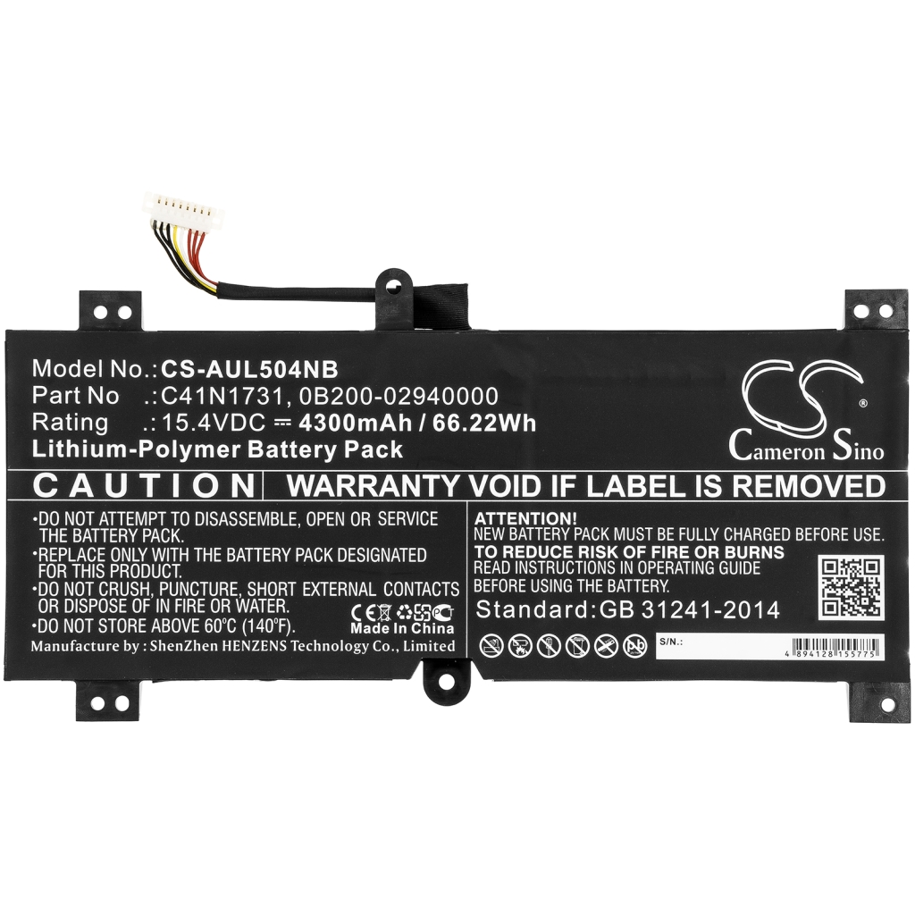 Batería para portátil Asus ROG Strix GL504GS-ES095T