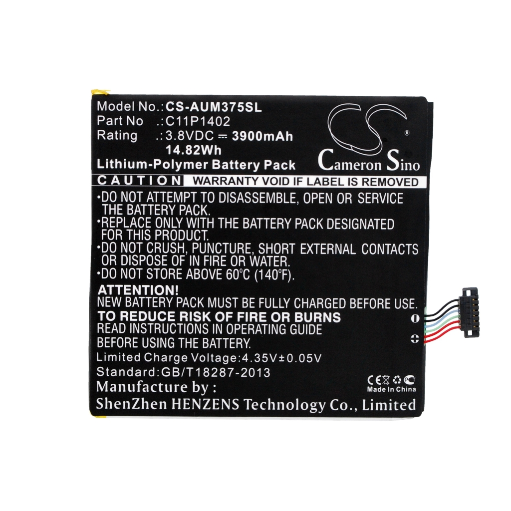 Batería de la tableta Asus CS-AUM375SL