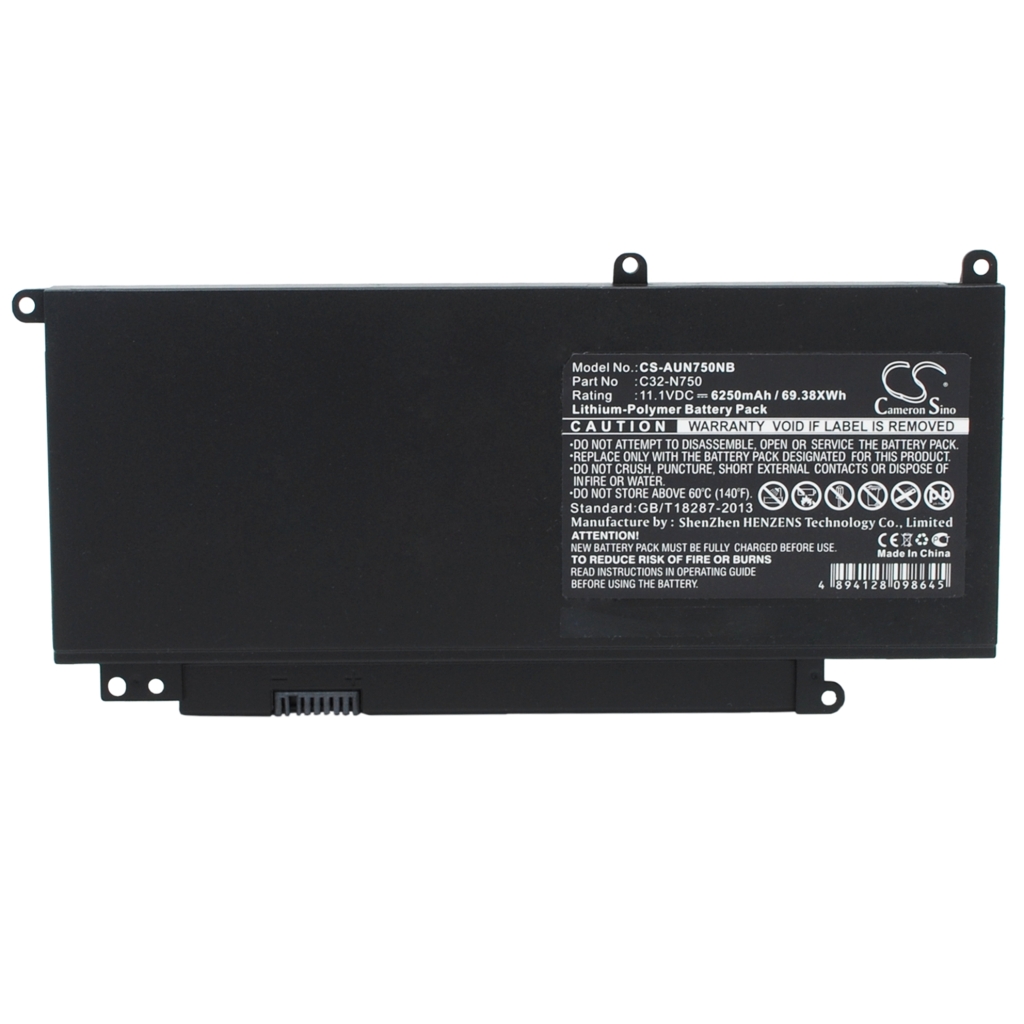 Batería para portátil Asus CS-AUN750NB