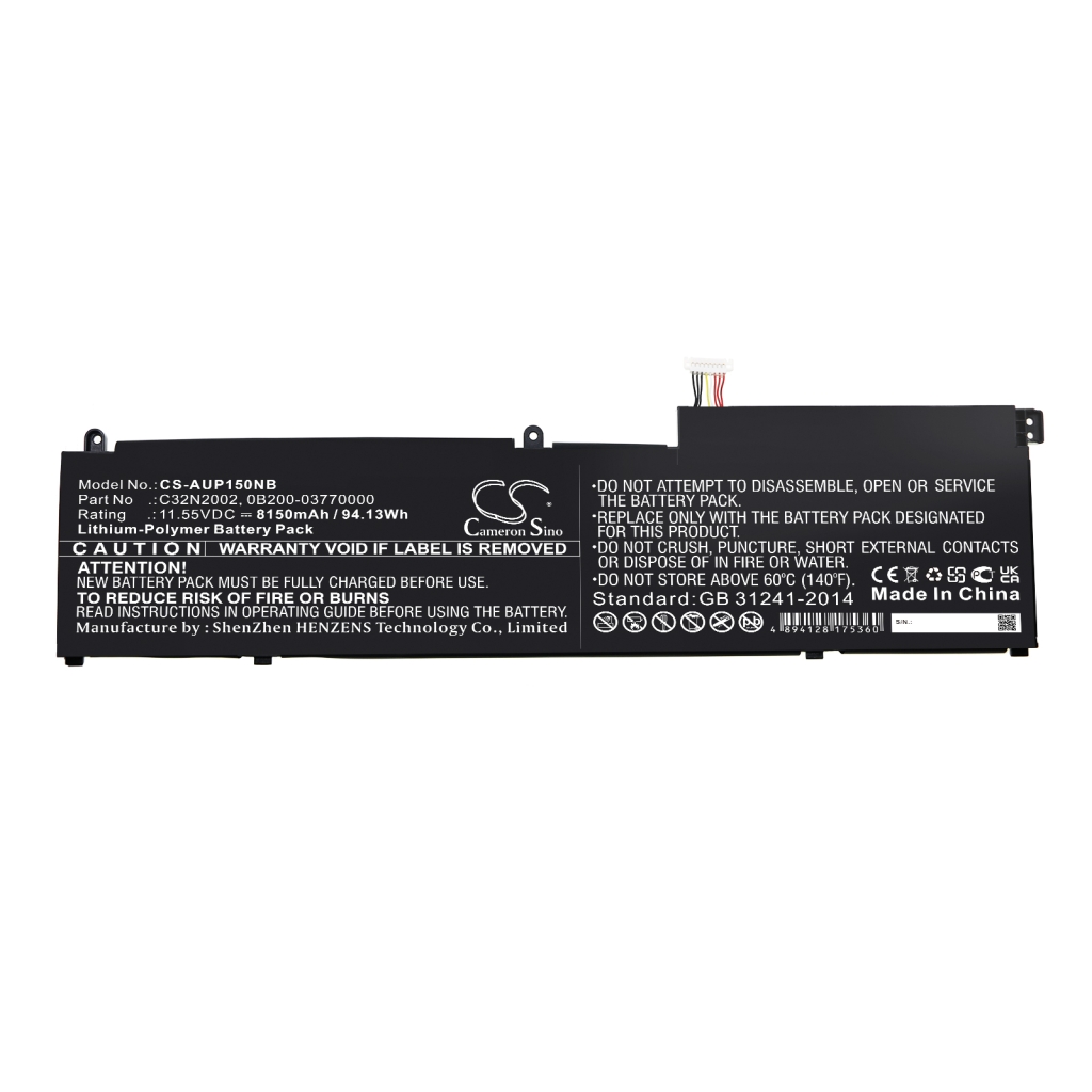 Batería para portátil Asus CS-AUP150NB
