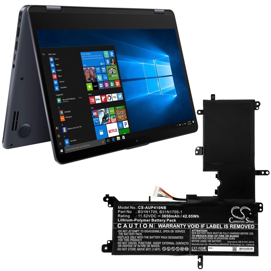 Batería para portátil Asus CS-AUP410NB