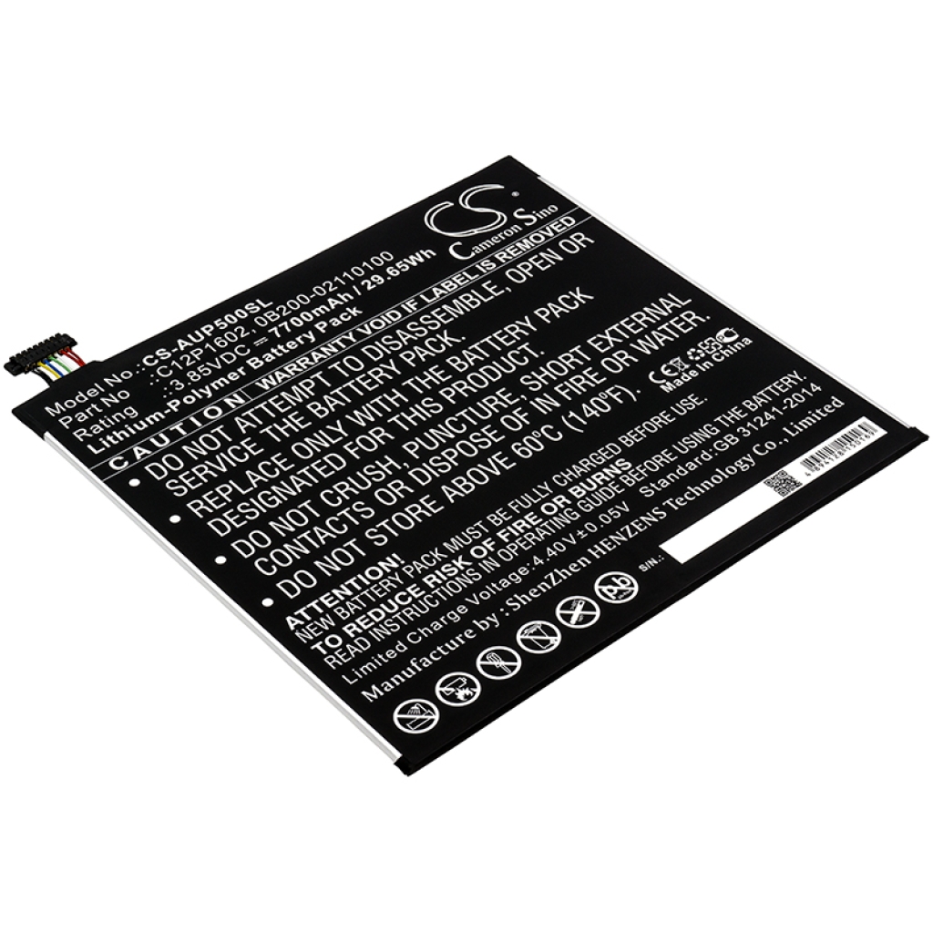 Batería de la tableta Asus CS-AUP500SL